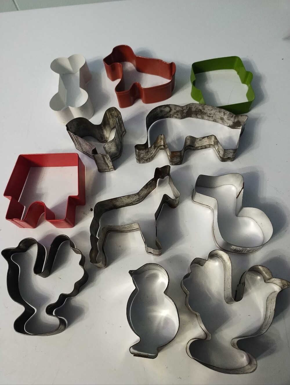 Vintage And Newer Assorted Farm Animals & Others Cookie Cutters